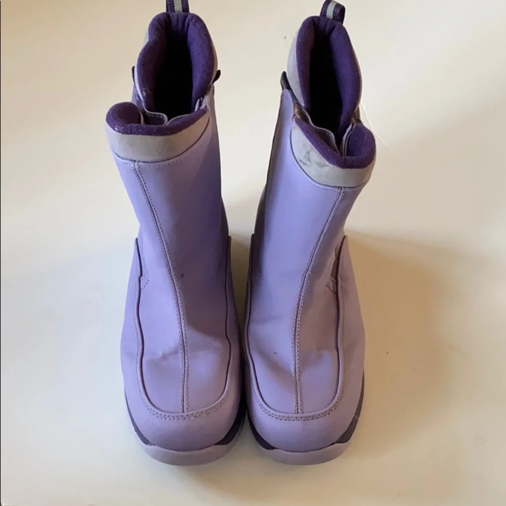 Lands End purple fleece